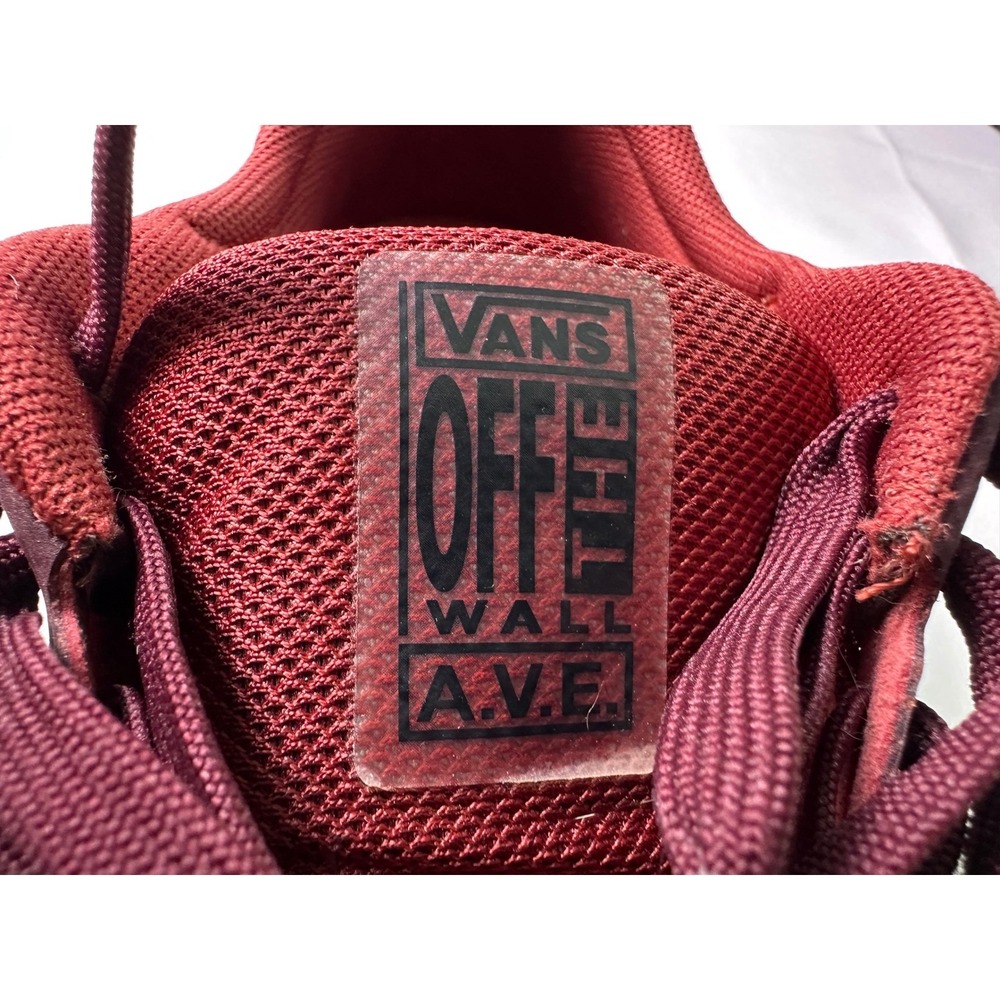 Vans AVE Pro Burgundy Suede Skate Shoes Mens Size 8 Skateboarding Sneakers - Picture 6 of 14